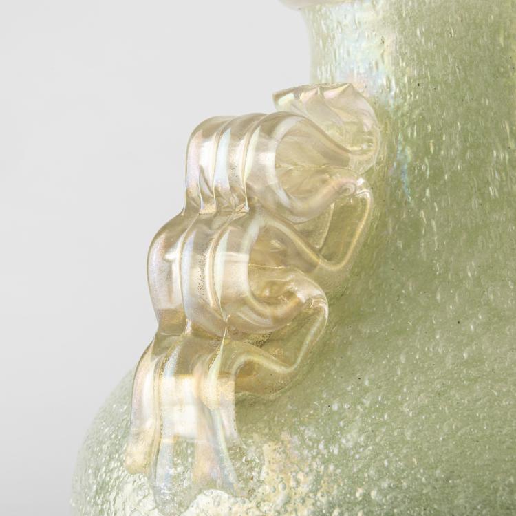 Bild 3 zu Objekt, 'Pulegoso' vase, c. 1933, Napoleone Martinuzzi (after), Barovier Seguso & Ferro, Murano (zugeschrieben/attributed), 167C 709