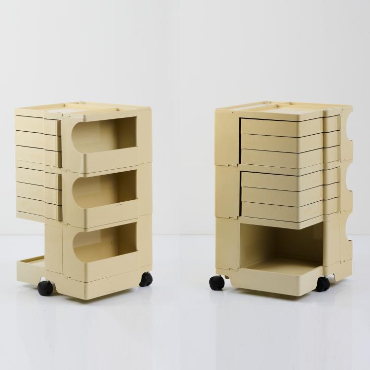 Hauptbild zu Objekt, Two 'Boby' container on wheels, 1970, Joe Colombo, Bieffeplast, Padua, 167A 230
