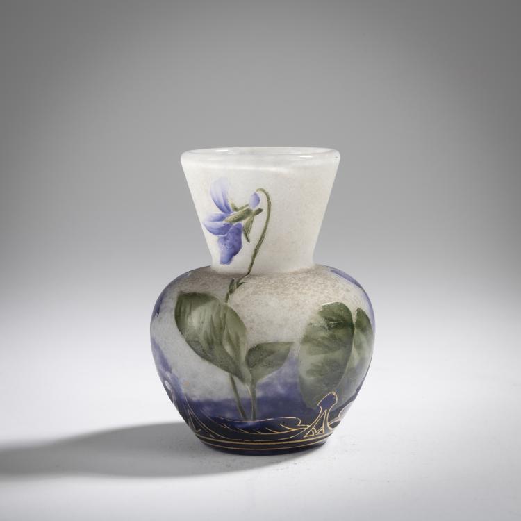 Bild 2 zu Objekt, Kleine Vase 'Violettes', um 1910, Daum Fr&egrave;res, Nancy, 165B 118