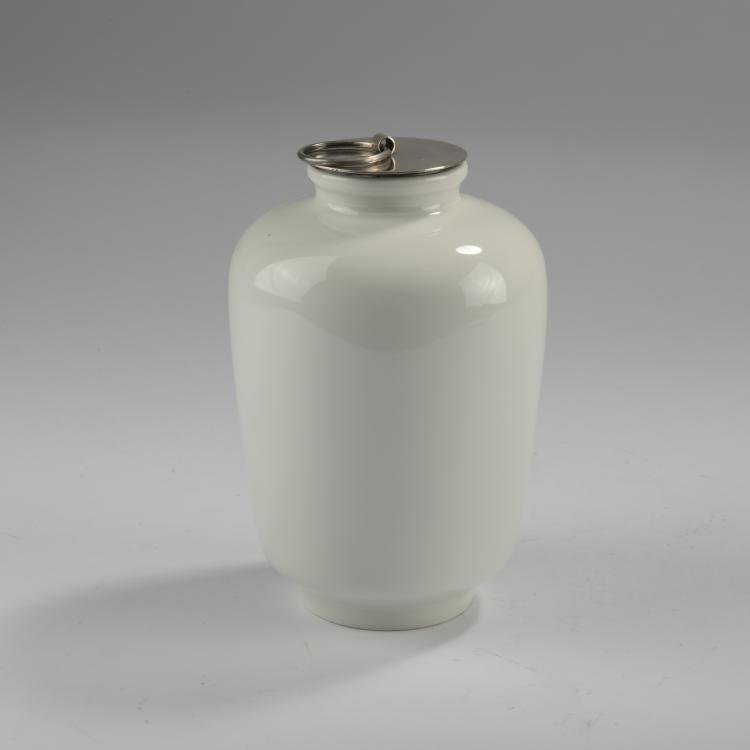 Hauptbild zu Objekt, Tea caddy 'Halle', 1930/31, Marguerite Friedlaender-Wildenhain, Berlin, KPM, 166A 55