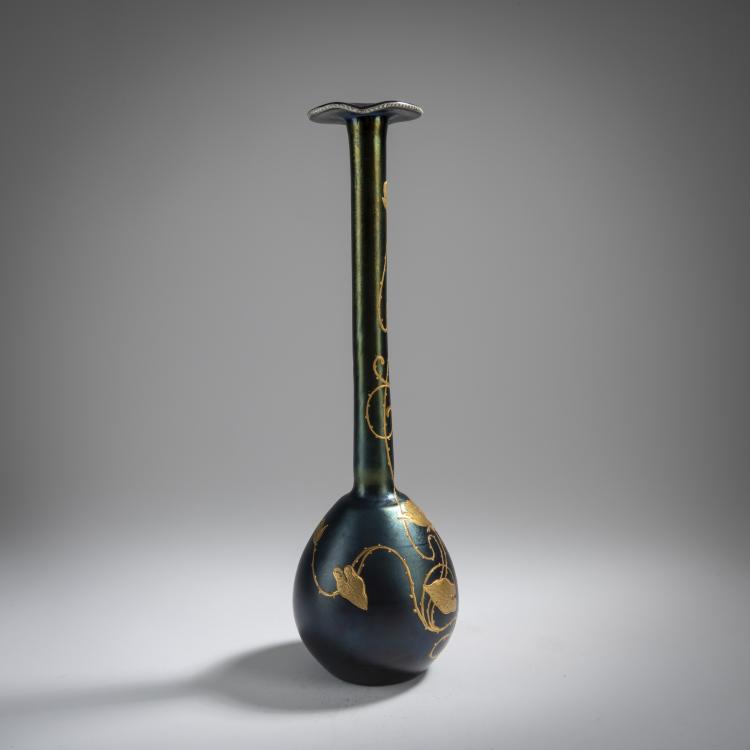 Bild 1 zu Objekt, Vase mit Goldrelief, um 1900, Rupp, A., Meistersdorf, 165B 275