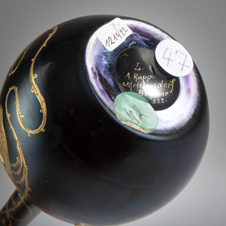 Bild 4 zu Objekt, Vase mit Goldrelief, um 1900, Rupp, A., Meistersdorf, 165B 275