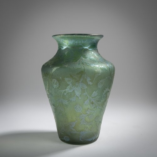 Vase 'Geätzt Silberiris', 1902-05