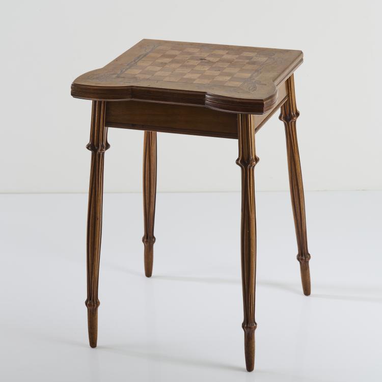 Hauptbild zu Objekt, Spieltisch, um 1905, Louis Majorelle, Majorelle, Louis, Nancy, 165C 456