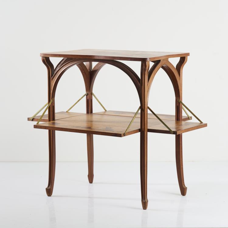 Bild 10 zu Objekt, Ausklappbarer Teetisch, um 1910, Louis Majorelle, Majorelle, Louis, Nancy, 165C 457