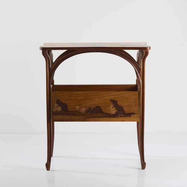 Bild 12 zu Objekt, Ausklappbarer Teetisch, um 1910, Louis Majorelle, Majorelle, Louis, Nancy, 165C 457