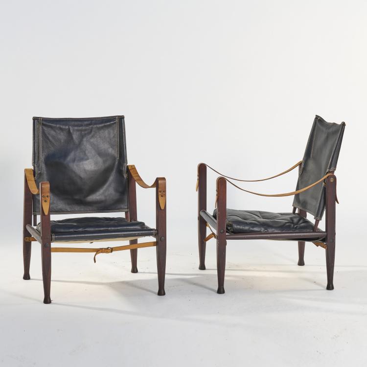 Bild 1 zu Objekt, Two 'Safari' armchairs, 1933, Kaare Klint, Rud. Rasmussens Snedkerier Aps, Kopenhagen, 167B 375