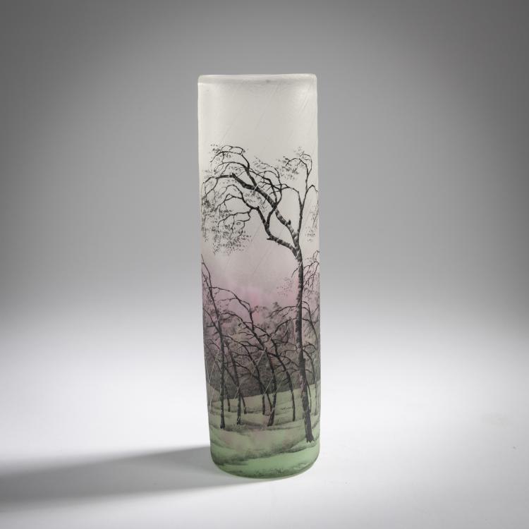 Hauptbild zu Objekt, Vase 'Pluviose' oder 'Une pluie', 1900, Henri Berg&eacute;, Daum Fr&egrave;res, Nancy, 165B 89