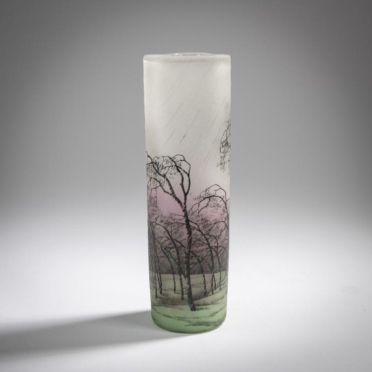 Bild 2 zu Objekt, Vase 'Pluviose' oder 'Une pluie', 1900, Henri Berg&eacute;, Daum Fr&egrave;res, Nancy, 165B 89