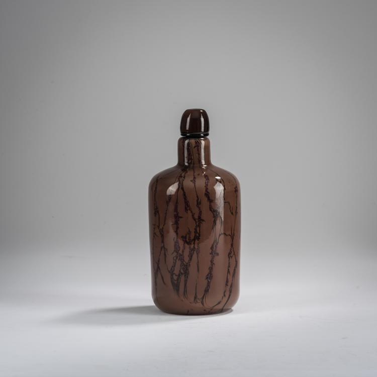 Hauptbild zu Objekt, 'Giada' bottle with stopper, 1964, Toni Zuccheri, Venini & C., Murano, 167C 679
