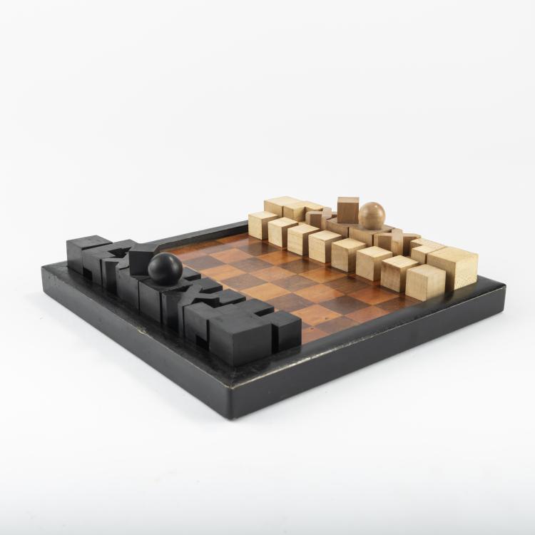 Bild 4 zu Objekt, Bauhaus - chess game 'XVI', 1924, Josef Hartwig, Bauhaus, Weimar, 166A 56