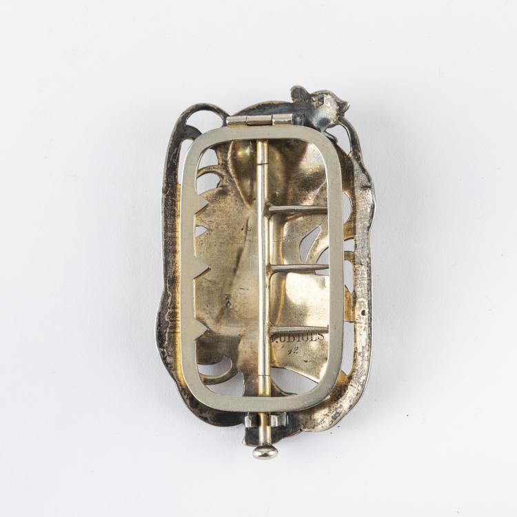 Bild 1 zu Objekt, Belt buckle, c. 1900, Gustavo Obiols, Woll&egrave;s, Benjamin, 165C 367