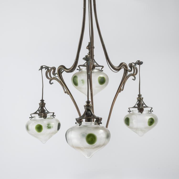 Bild 1 zu Objekt, Deckenleuchte, um 1900, &Ouml;sterreich, 165B 273