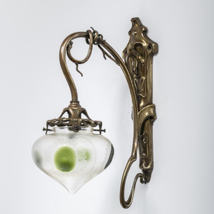 Hauptbild zu Objekt, Wandleuchte, um 1900, &Ouml;sterreich, 165B 274