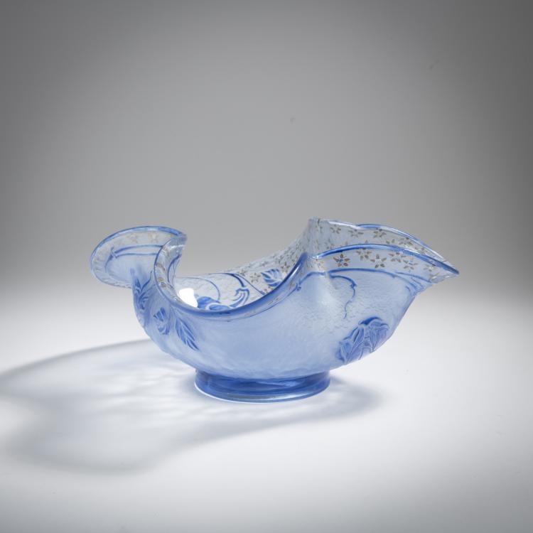 Bild 1 zu Objekt, Schale 'Pivoines et &Eacute;toiles', um 1893, Daum Fr&egrave;res, Nancy, 165B 82