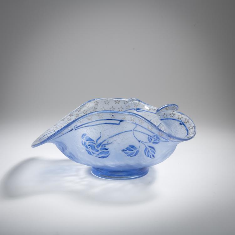 Bild 2 zu Objekt, Schale 'Pivoines et &Eacute;toiles', um 1893, Daum Fr&egrave;res, Nancy, 165B 82