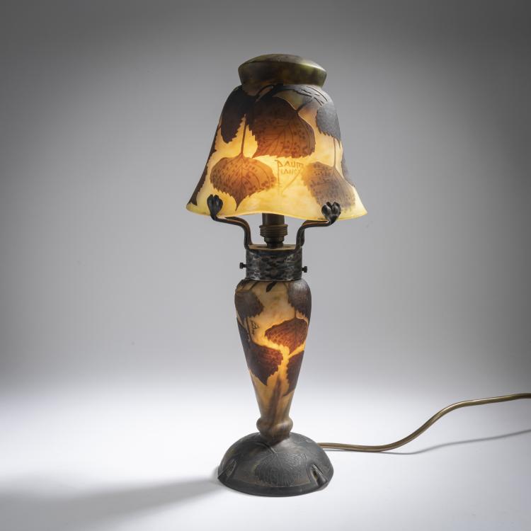 Bild 2 zu Objekt, Tischleuchte 'Tilleul', um 1910, Daum Fr&egrave;res, Nancy, 165B 119