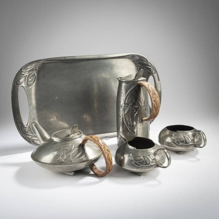 Bild 2 zu Objekt, Coffee, tea service, 1903, Archibald Knox, Liberty & Co., London; Haseler, William, 166A 2