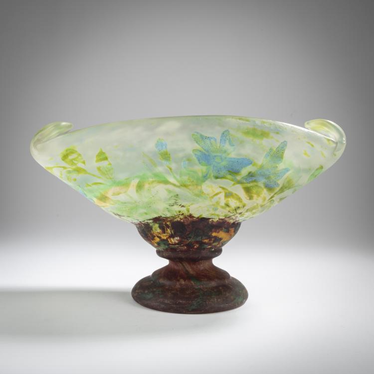 Bild 4 zu Objekt, Aufsatzschale 'Pervenches', 1905-10, Daum Fr&egrave;res, Nancy, 165B 104