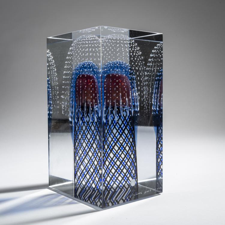 Bild 1 zu Objekt, One-off cube, 2009, Oiva Toikka, Nuutaj&auml;rvi, Notsj&ouml;; Iittala, Kalvola, 164B 460