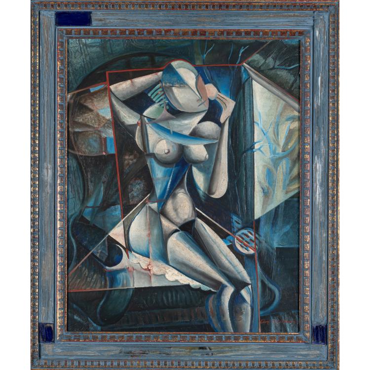 Hauptbild zu Objekt, Untitled (Cubist Composition), around 1940, L&eacute;on Eygelshoven, 166B 309