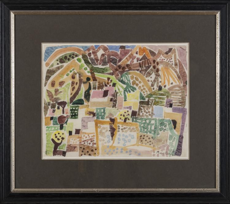 Bild 2 zu Objekt, City View, 1953, Eduard Bargheer, 166B 297