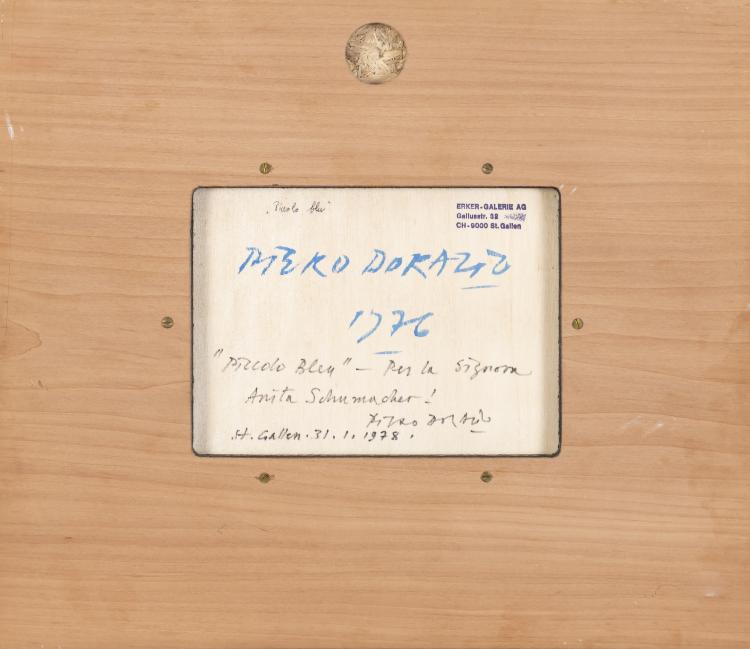 Bild 1 zu Objekt, 'Piccolo Bleu', 1976, Piero Dorazio, 166B 351