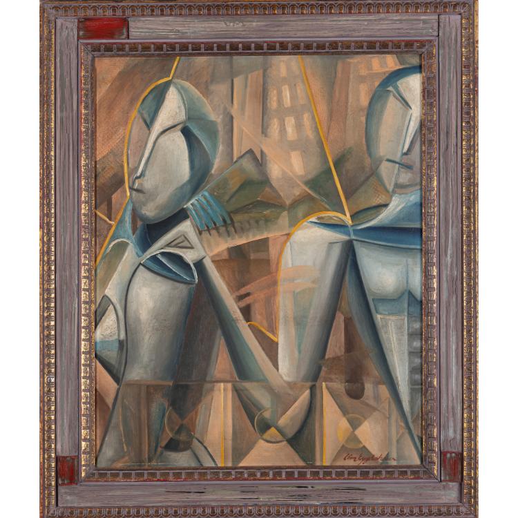 Hauptbild zu Objekt, Untitled (Cubist Composition), around 1940, L&eacute;on Eygelshoven, 166B 310