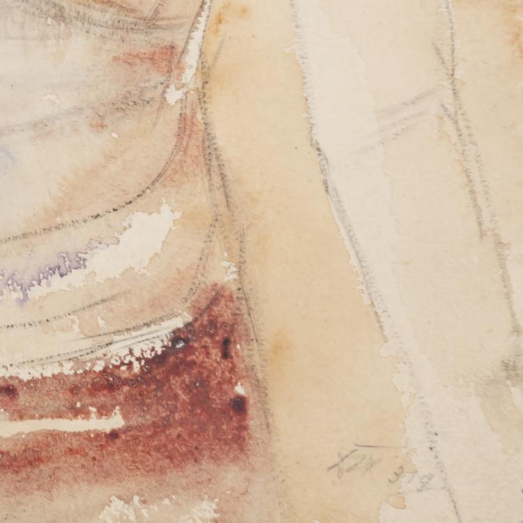 Bild 1 zu Objekt, 'M&auml;dchen mit Pelz-Boa', 1924, Otto Dix, 166B 307