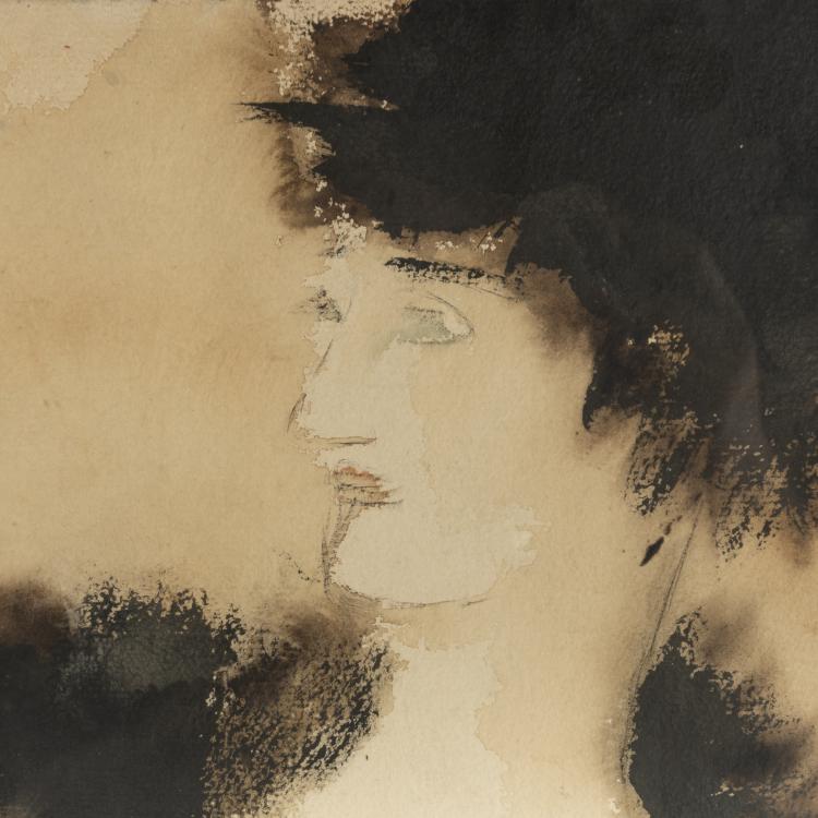 Bild 2 zu Objekt, 'M&auml;dchen mit Pelz-Boa', 1924, Otto Dix, 166B 307