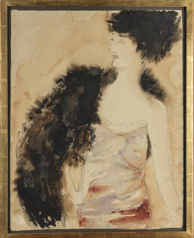 Bild 5 zu Objekt, 'M&auml;dchen mit Pelz-Boa', 1924, Otto Dix, 166B 307