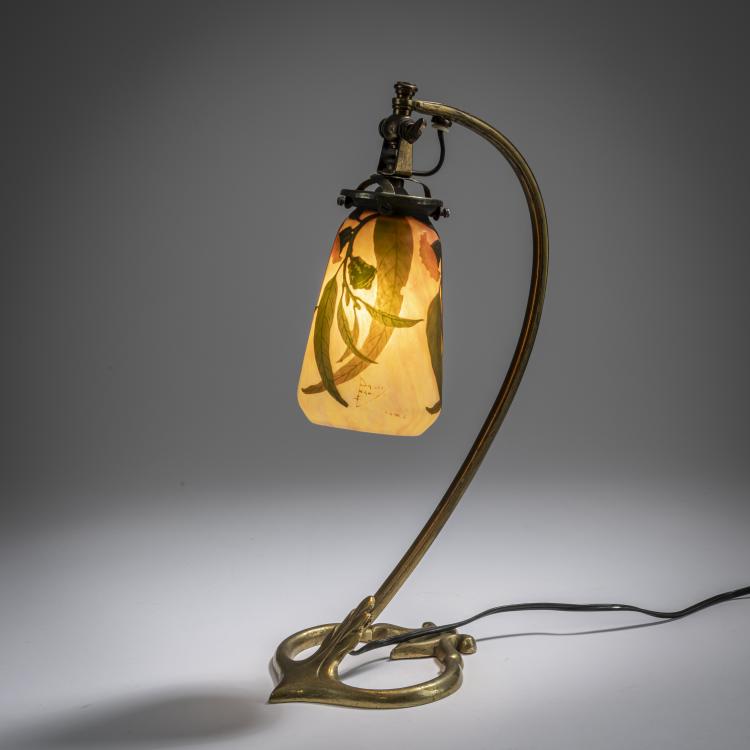 Hauptbild zu Objekt, Tischleuchte 'Eucalyptus', 1913, Daum Fr&egrave;res, Nancy, 165B 136