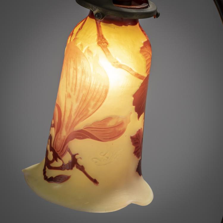 Bild 5 zu Objekt, Table light 'Magnolia' pres. 1908-20, Emile Gall&eacute;, Gall&eacute;, Nancy, 165B 161