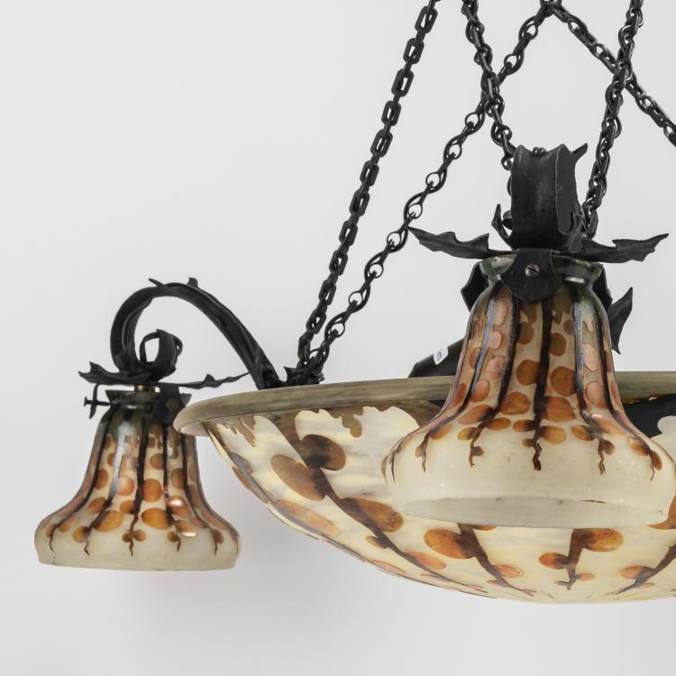 Bild 2 zu Objekt, Deckenleuchte 'Monnaie du Pape', 1919-21, Schneider, Epinay-sur-Seine, 165B 204