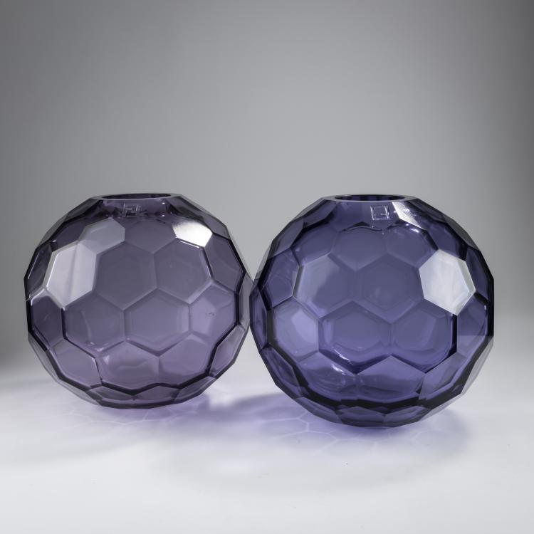 Hauptbild zu Objekt, Zwei Vasen, 2010er Jahre, Fendi, Rom, 166D 624