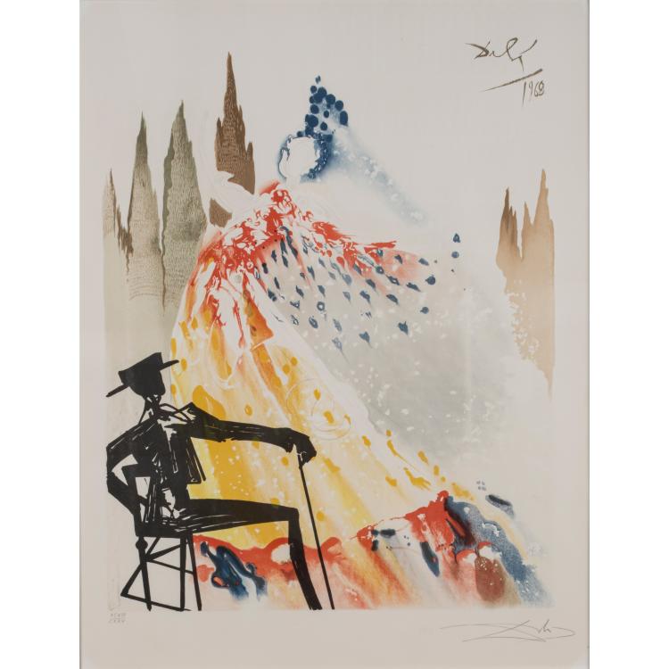 Hauptbild zu Objekt, 'Die Liebe ist wie eine Zigeunerin' und 'Die Habanera' aus der Serie 'Carmen', 1970, Salvador Dal&iacute;, 166B 304