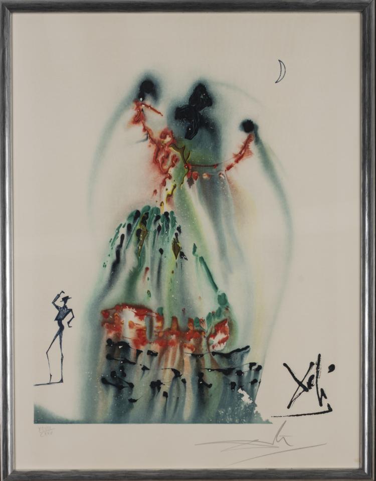 Bild 3 zu Objekt, 'Die Liebe ist wie eine Zigeunerin' und 'Die Habanera' aus der Serie 'Carmen', 1970, Salvador Dal&iacute;, 166B 304
