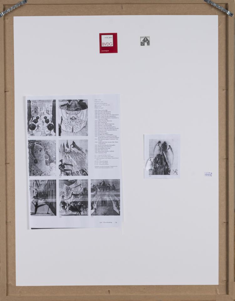 Bild 5 zu Objekt, 'Die Liebe ist wie eine Zigeunerin' und 'Die Habanera' aus der Serie 'Carmen', 1970, Salvador Dal&iacute;, 166B 304