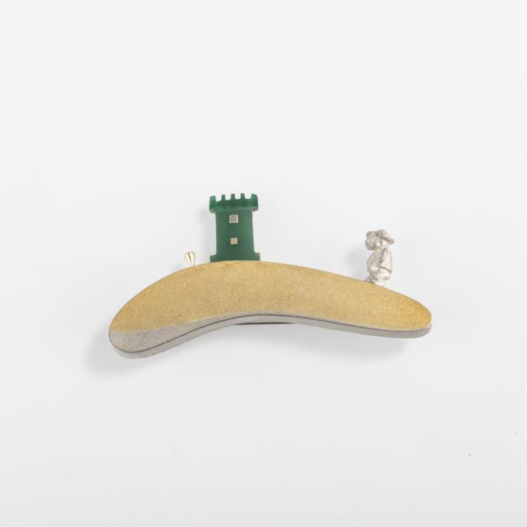 Hauptbild zu Objekt, Brooch, 1999, Ulrike Knab, 166C 467