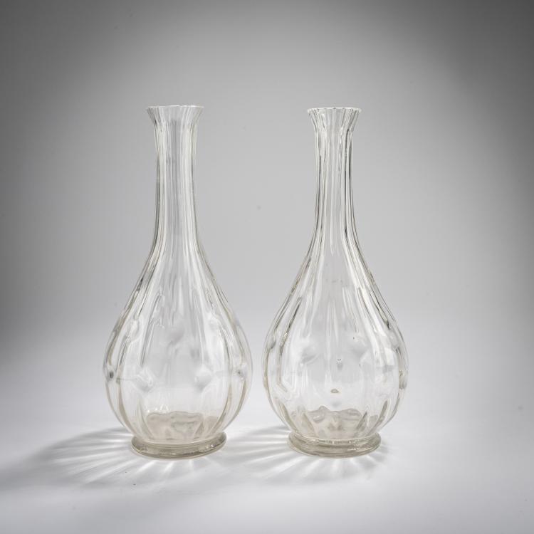 Bild 1 zu Objekt, 2 'Meteor' carafes, 1899, Koloman Moser, Meyr's Neffe, Adolf, 166A 6