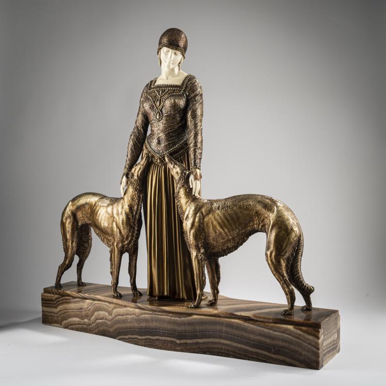 Bild 1 zu Objekt, 'Les Amis de toujours', c. 1925, Dem&egrave;tre H. Chiparus, LNJL - Les Neveux de Jules Lehmann, 165C 290