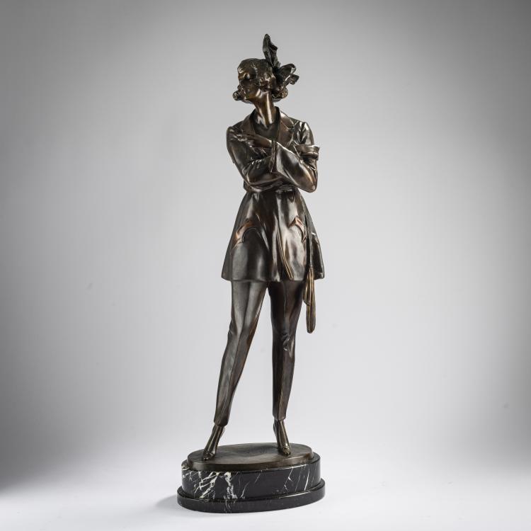 Hauptbild zu Objekt, 'Girl with a Cigarette', c. 1925, Bruno Zach, 165C 329