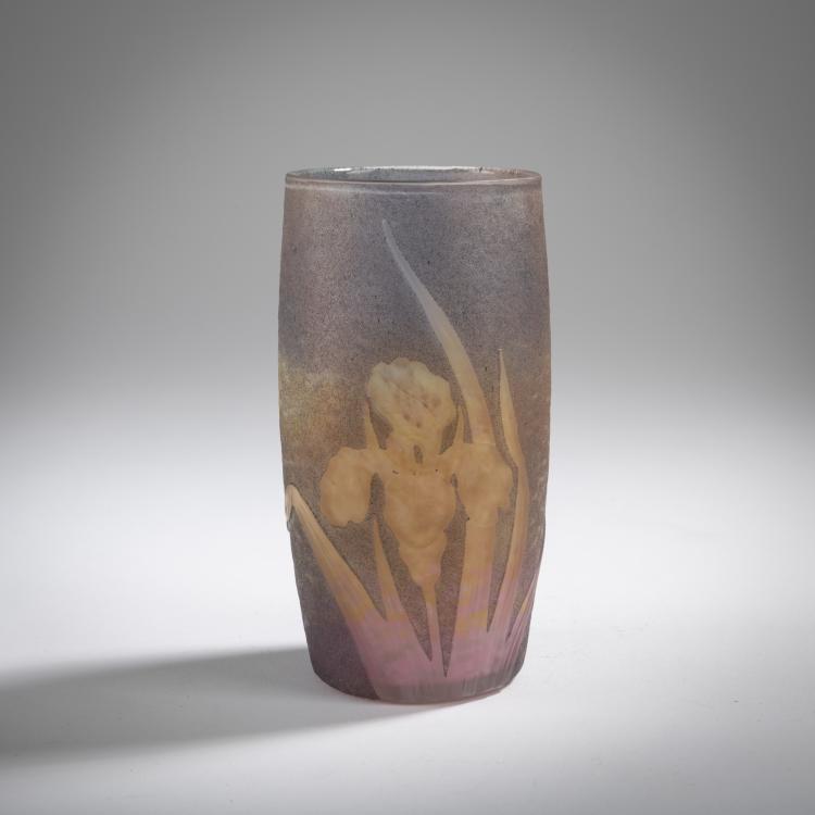 Hauptbild zu Objekt, Vase 'Iris', um 1900, Daum Fr&egrave;res, Nancy, 165B 91