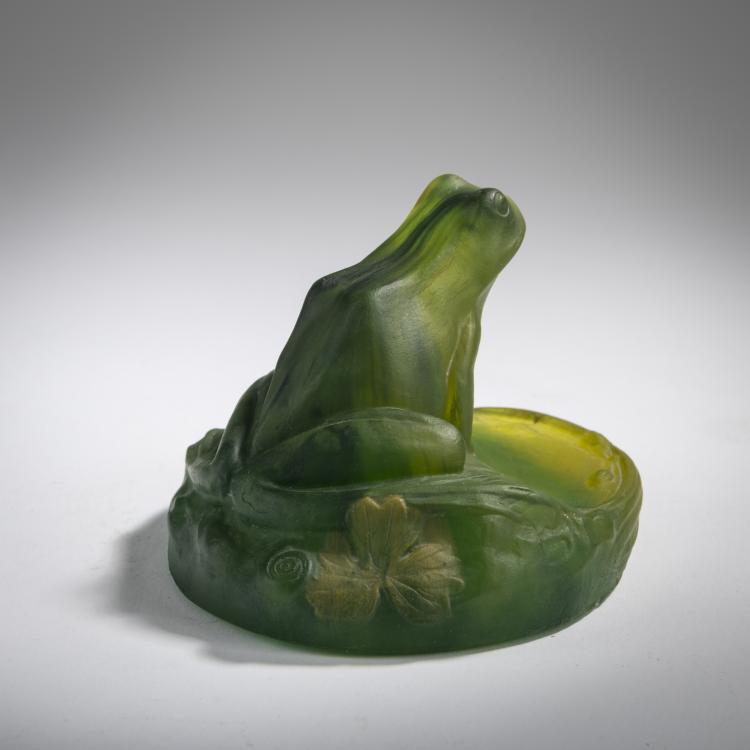 Bild 2 zu Objekt, 'Grenouille' paperweight, c. 1908, Amalric Walter, Daum Fr&egrave;res, Nancy, 165B 109
