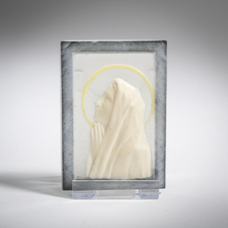 Hauptbild zu Objekt, Plakette 'Madonna', um 1932, Gabriel Argy-Rousseau, Argy-Rousseau, Gabriel, Paris, 165B 73