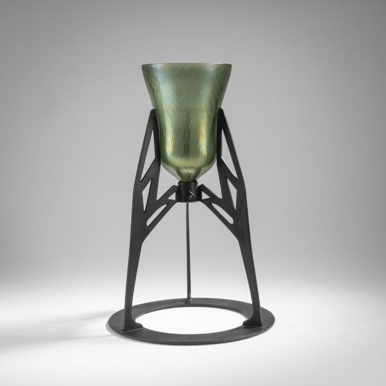 Hauptbild zu Objekt, Windlicht 'M&auml;ander' 1900, L&ouml;tz Wwe., Klosterm&uuml;hle, 165B 250