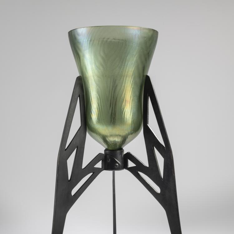 Bild 2 zu Objekt, Windlicht 'M&auml;ander' 1900, L&ouml;tz Wwe., Klosterm&uuml;hle, 165B 250