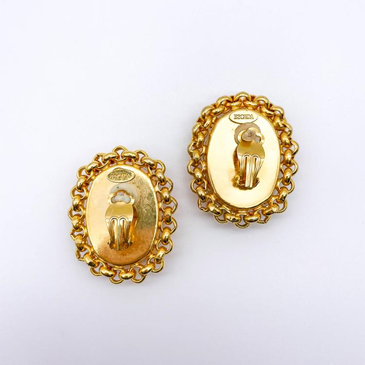 Bild 1 zu Objekt, Vintage clip earrings, Escada, 166O 46