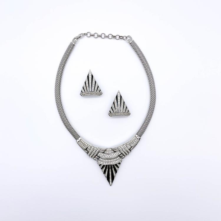 Hauptbild zu Objekt, Two-piece Vintage jewelry set, Gross&eacute;, 166O 58