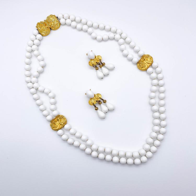 Hauptbild zu Objekt, Two-piece Vintage jewelry set, Lane, Kenneth Jay, 166O 74